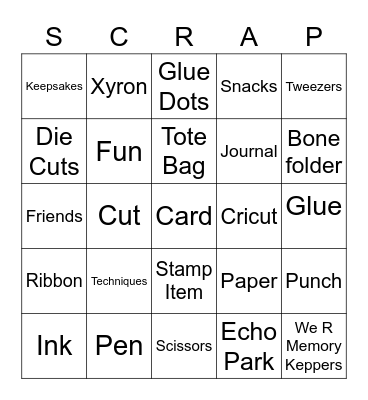 A Berry Good Time Bingo Card