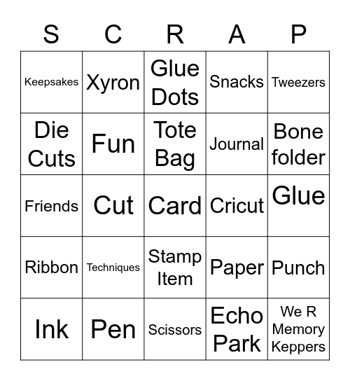 A Berry Good Time Bingo Card