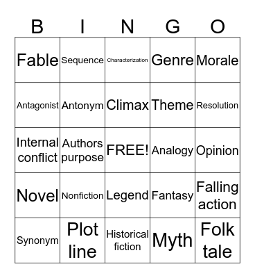 Winner Bingo Card