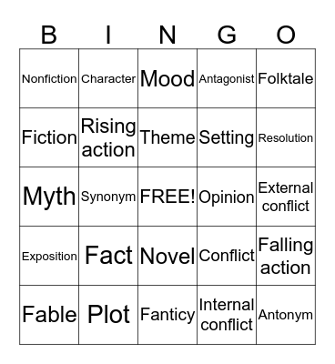 My Bingo Card