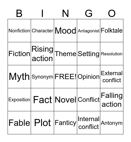 My Bingo Card