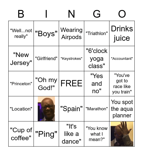 RON Bingo Card