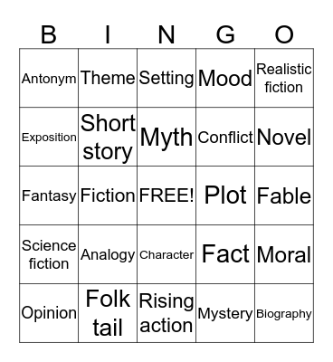 Haillie's bingo Card