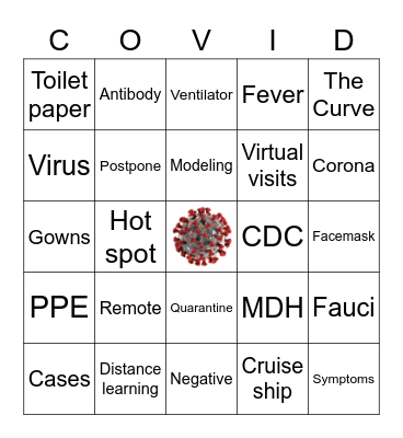 Covid Bingo Card