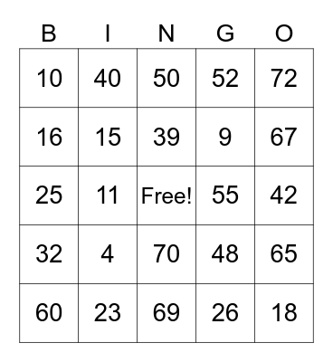 GCS Sales ABP Bingo Card