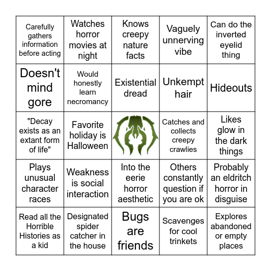 Golgari bingo Card