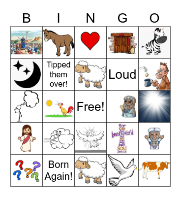 B    I    B    L    E Bingo Card