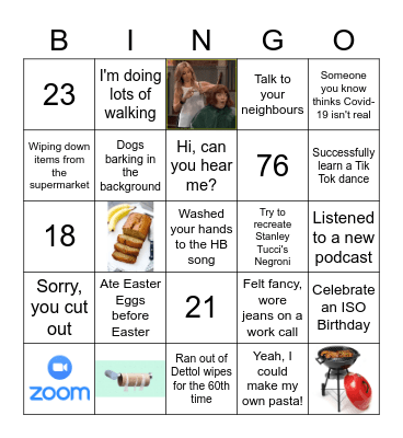 Fri-yay Bingo Card
