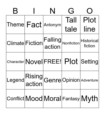 Katie Bingo Card