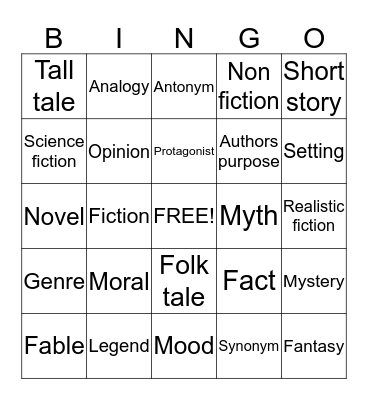 Swagtastic Bingo Card