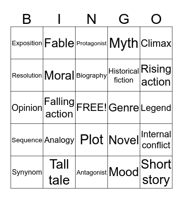 Kyrsten's Bingo Card