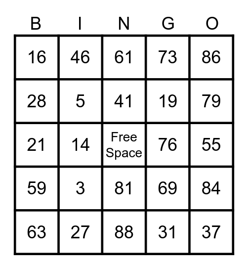 Wiebkes und Marens Superbingo! Bingo Card