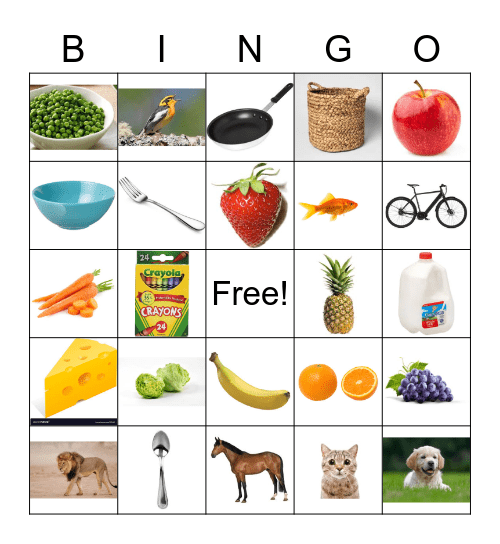 Party Time! Bingo Card