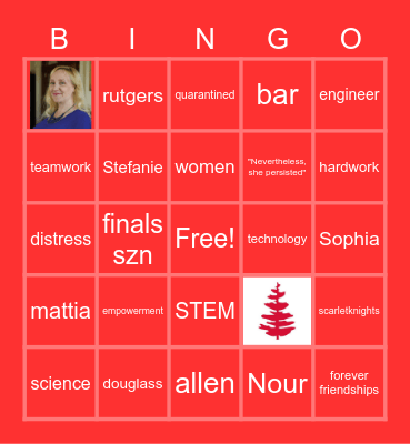 Douglass Bingo Card