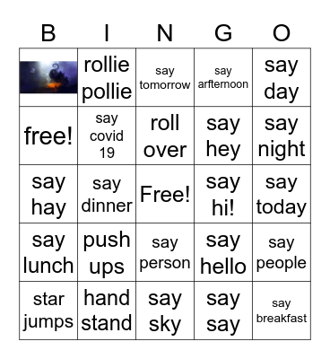 something Bingo Card