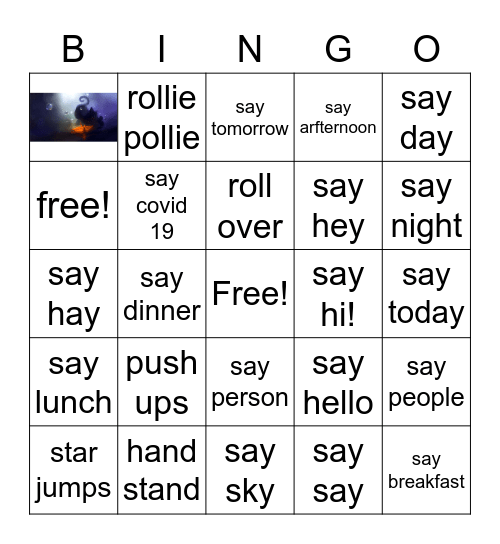 something Bingo Card