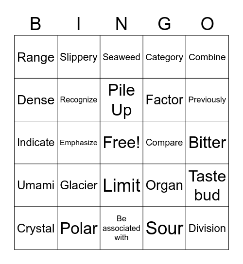 Unit 6: Rhetorical Purpose Bingo Card