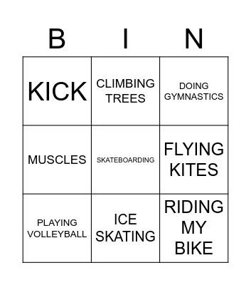 BIG ENGLISH 2 UNIT 2 Bingo Card
