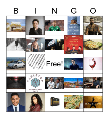 JEAN Month Bingo Card