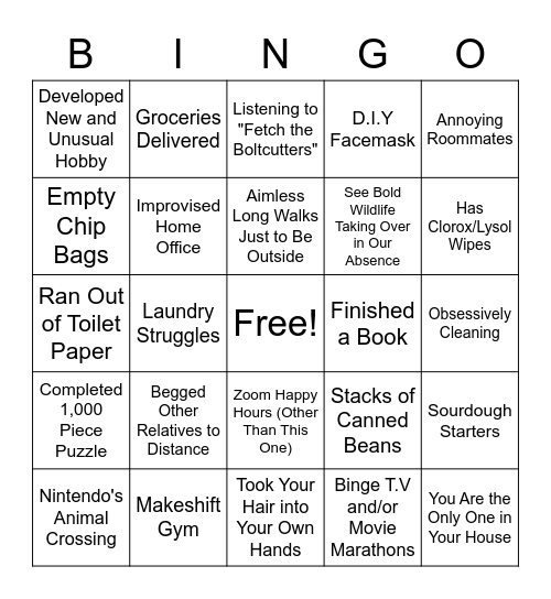 Team Meet and Greet Bingo Card