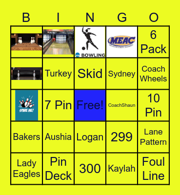 COPPIN BOWLING Bingo Card
