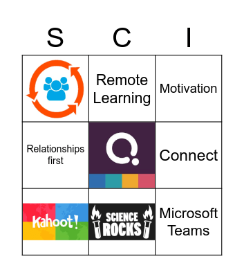 Science Webinar Bingo Card