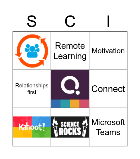 Science Webinar Bingo Card