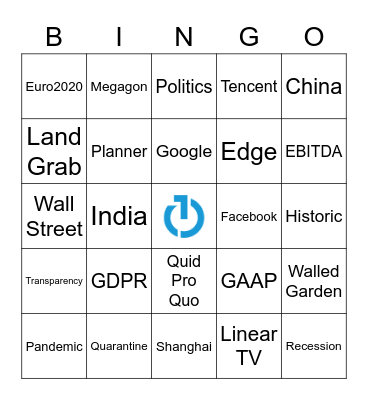 TTD Earnings Bingo - Q1 2020 Bingo Card