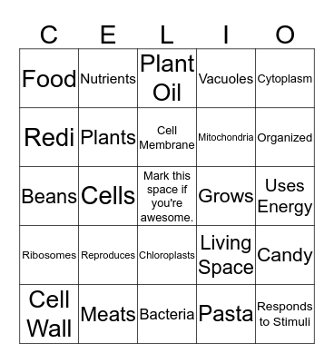 Cell Bingo Card