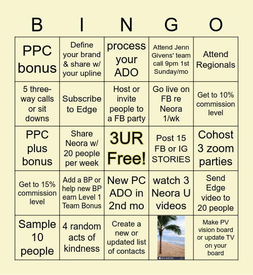 Puerto Vallarta, here I come! Bingo Card