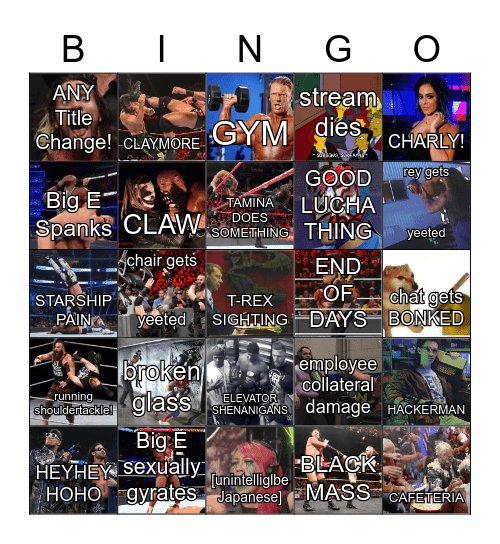 Money In The Bank - Taima Bingo Card