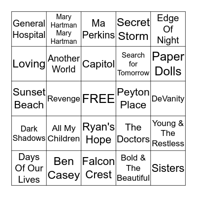 Bold & Beautiful End Of Summer Picnic Bingo Card