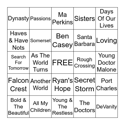 Bold & Beautiful End Of Summer Picnic Bingo Card