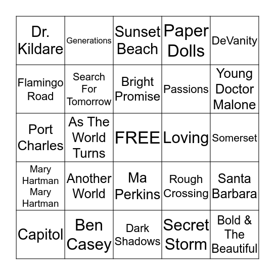 Bold & Beautiful End Of Summer Picnic Bingo Card