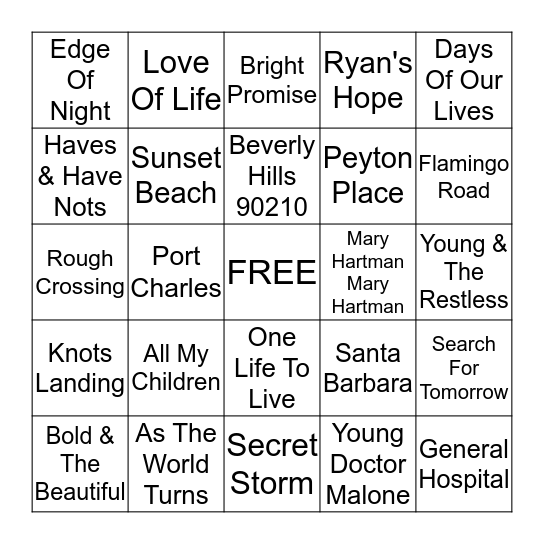 Bold & Beautiful End Of Summer Picnic Bingo Card