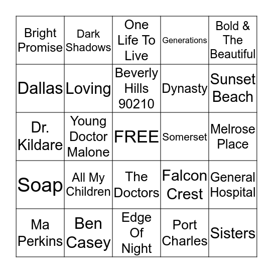 Bold & Beautiful End Of Summer Picnic Bingo Card