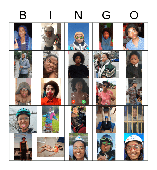 NINGO Bingo Card