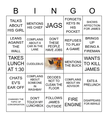 STAN BINGO Card