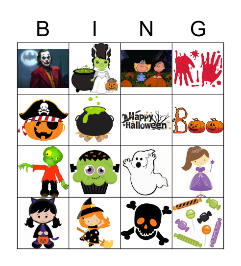 HALLOWEEN Bingo Card