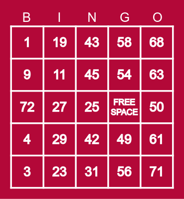LSC-CYFAIR VIRTUAL BINGO Card