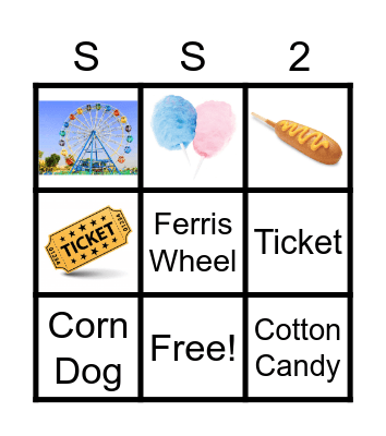 Carnival Bingo Card
