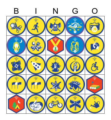 Beaver Bingo Card