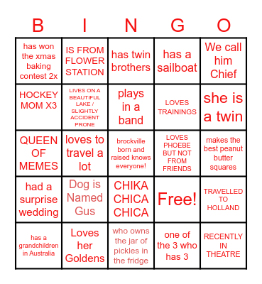 FIND SOMEONE WHO... Bingo Card