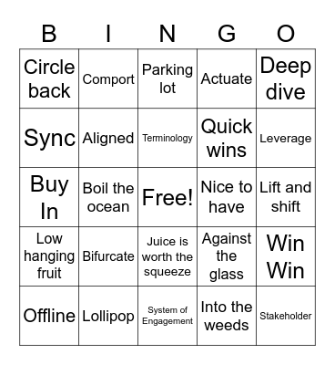 Pen as in Pencil, Ca as in Suh dude Bingo Card