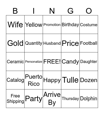 Chat Bingo Card