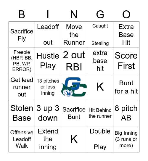 BOBCAT BINGO SCRIMMAGE Bingo Card