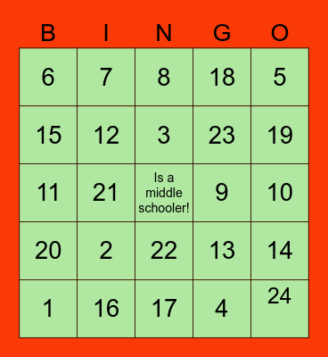 QCH " FUN FACTS" Bingo Card