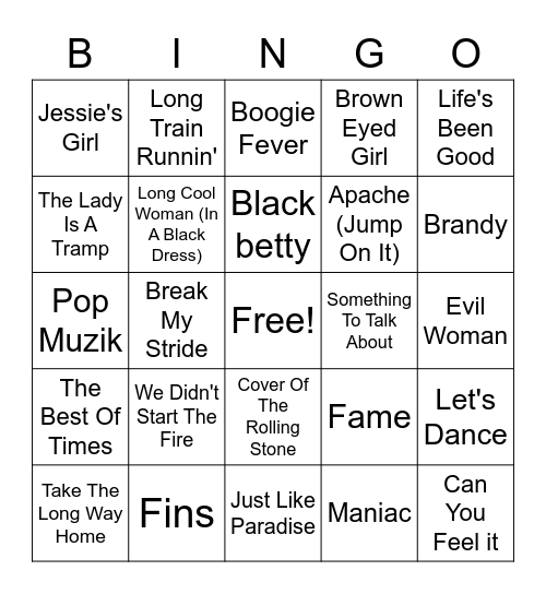 Misc Round 2 Bingo Card