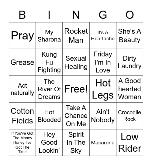 Misc Round 4 Bingo Card