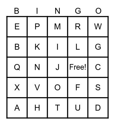 VICTOR's BIRTHDAY Bingo Card